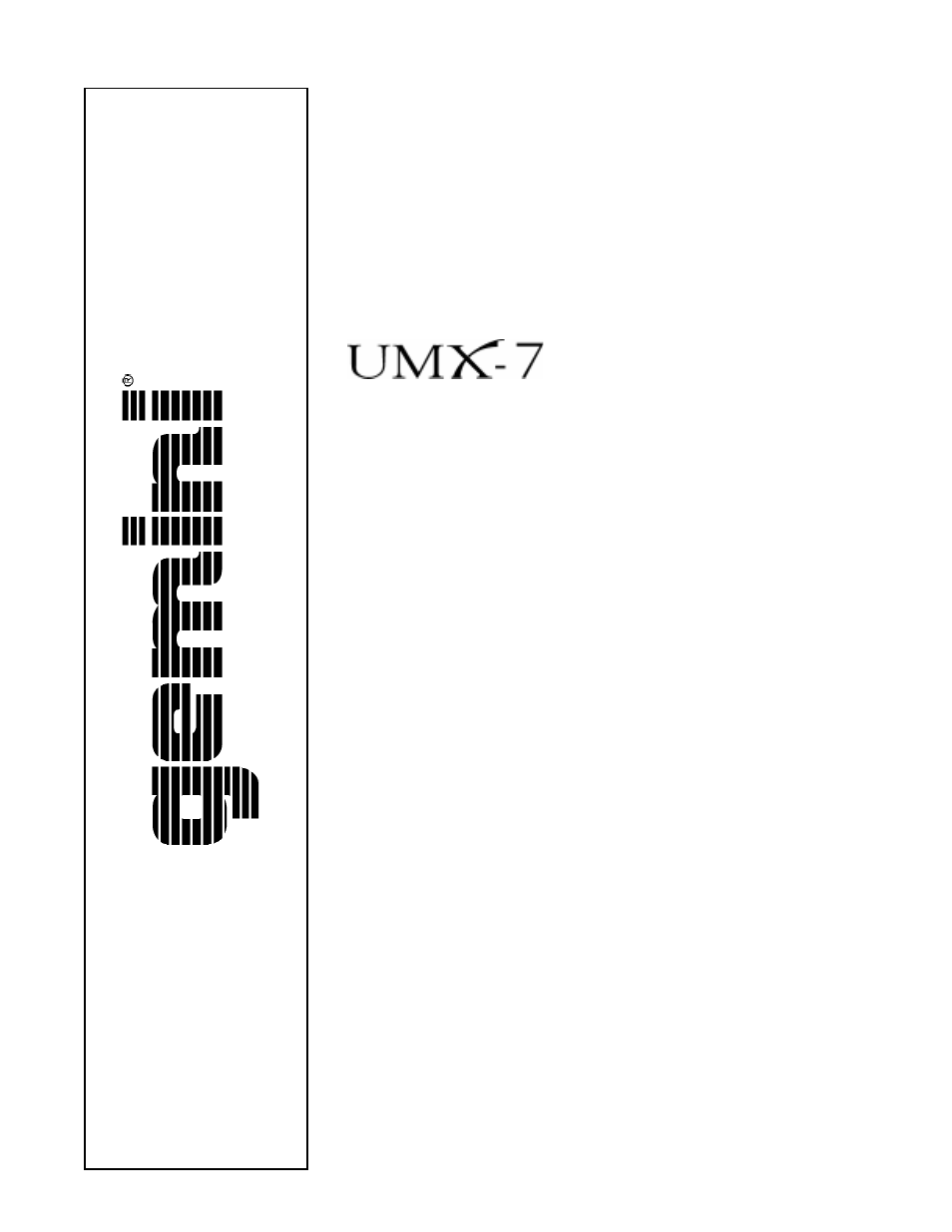 Gemini UMX-7 User Manual | 15 pages