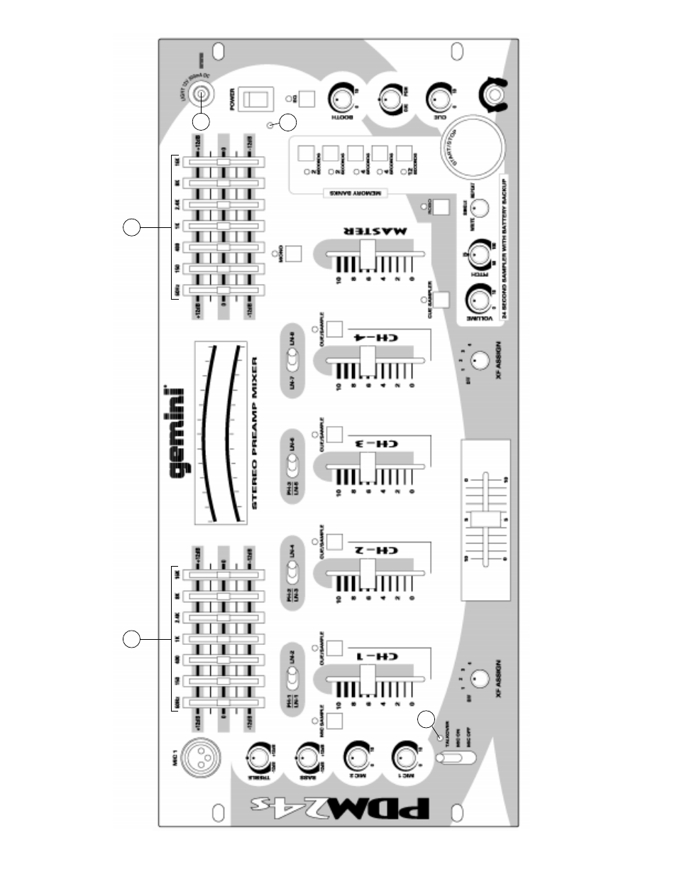 Gemini PDM-24s User Manual | Page 2 / 7