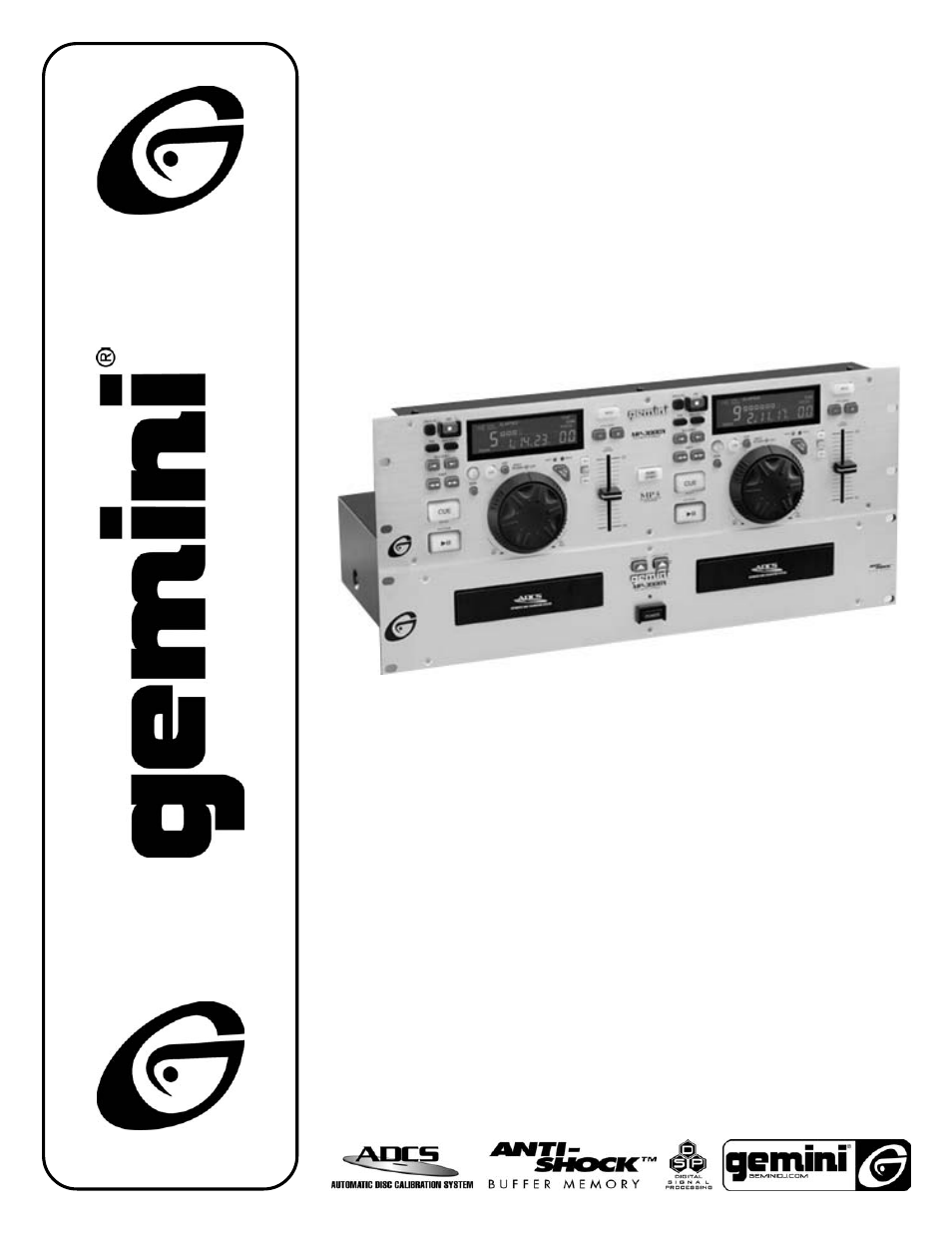 Gemini MP-3000X User Manual | 16 pages