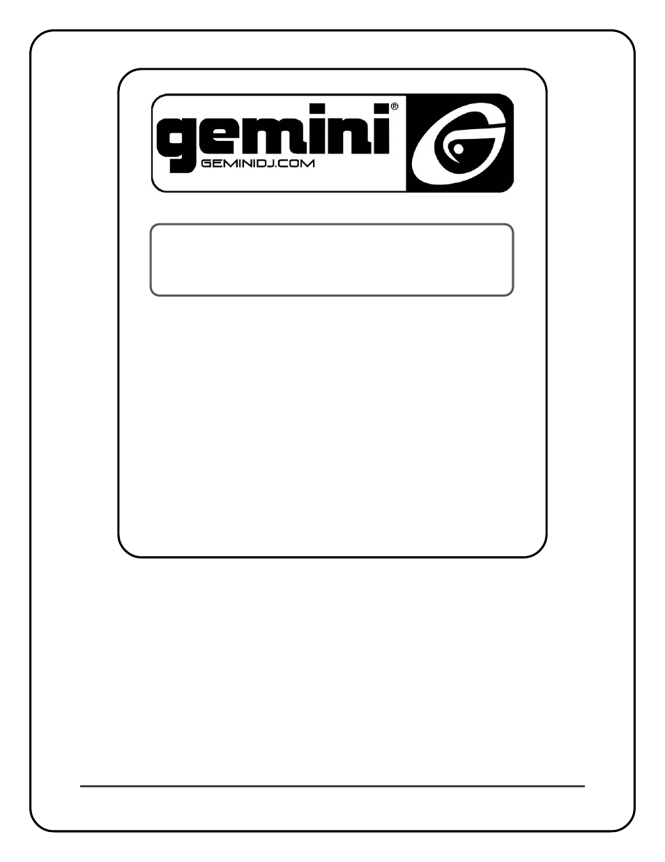 Gemini MP-3000X User Manual | Page 16 / 16