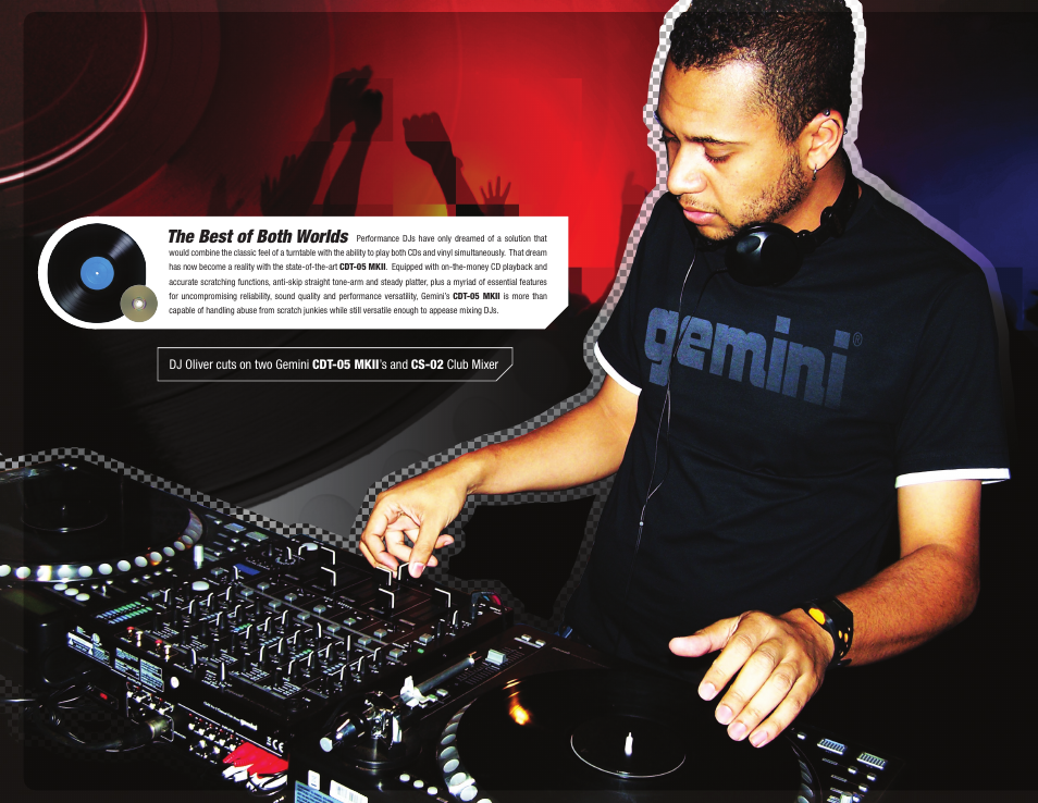 The best of both worlds | Gemini Dual CD Mixing Console 36 User Manual | Page 4 / 36