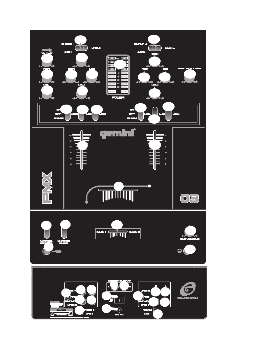 P m x - 0 3, P m x - 0 0 3 | Gemini PMX-03 User Manual | Page 3 / 12