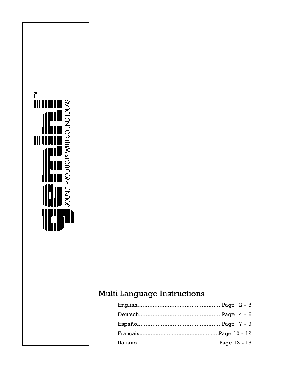 Gemini CD-9800 User Manual | 16 pages