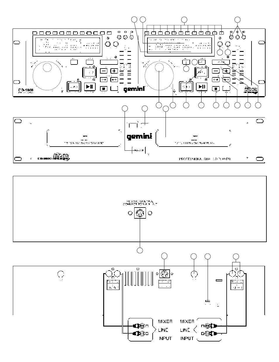 Gemini CD-9800 User Manual | Page 2 / 16