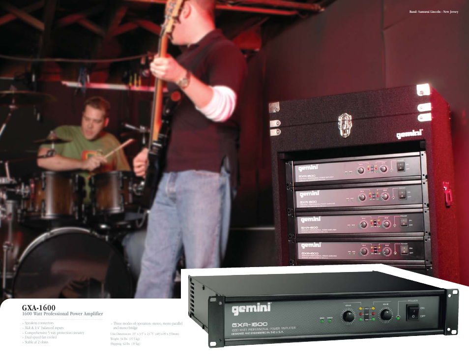 Gxa-1600 | Gemini CDT-05 User Manual | Page 24 / 40