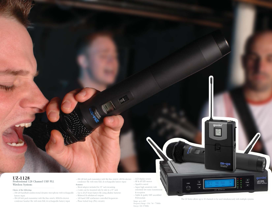 Uz-1128 | Gemini CDT-05 User Manual | Page 34 / 40