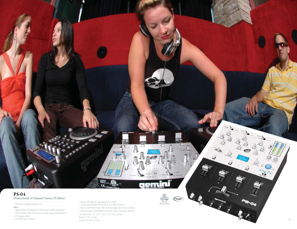 Ps-04 | Gemini CDT-05 User Manual | Page 9 / 40