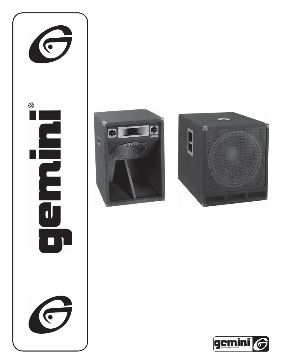 Gemini GSS-1522 User Manual | 8 pages