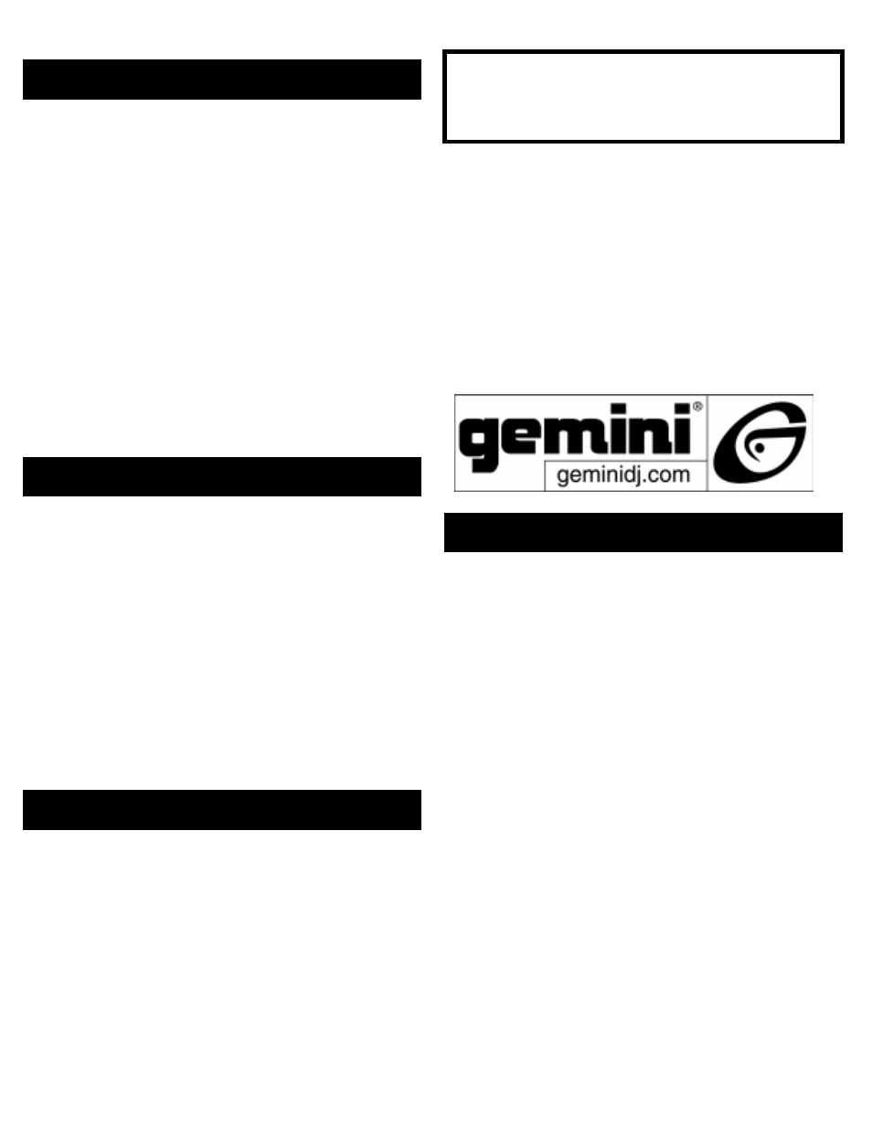 Introducción características advertencias, Conexiones | Gemini EX-26 User Manual | Page 10 / 19