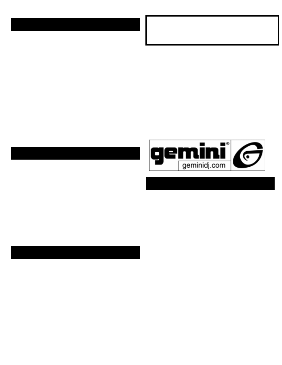 Introduzione caratteristiche precauzioni, Collegamenti | Gemini EX-26 User Manual | Page 16 / 19