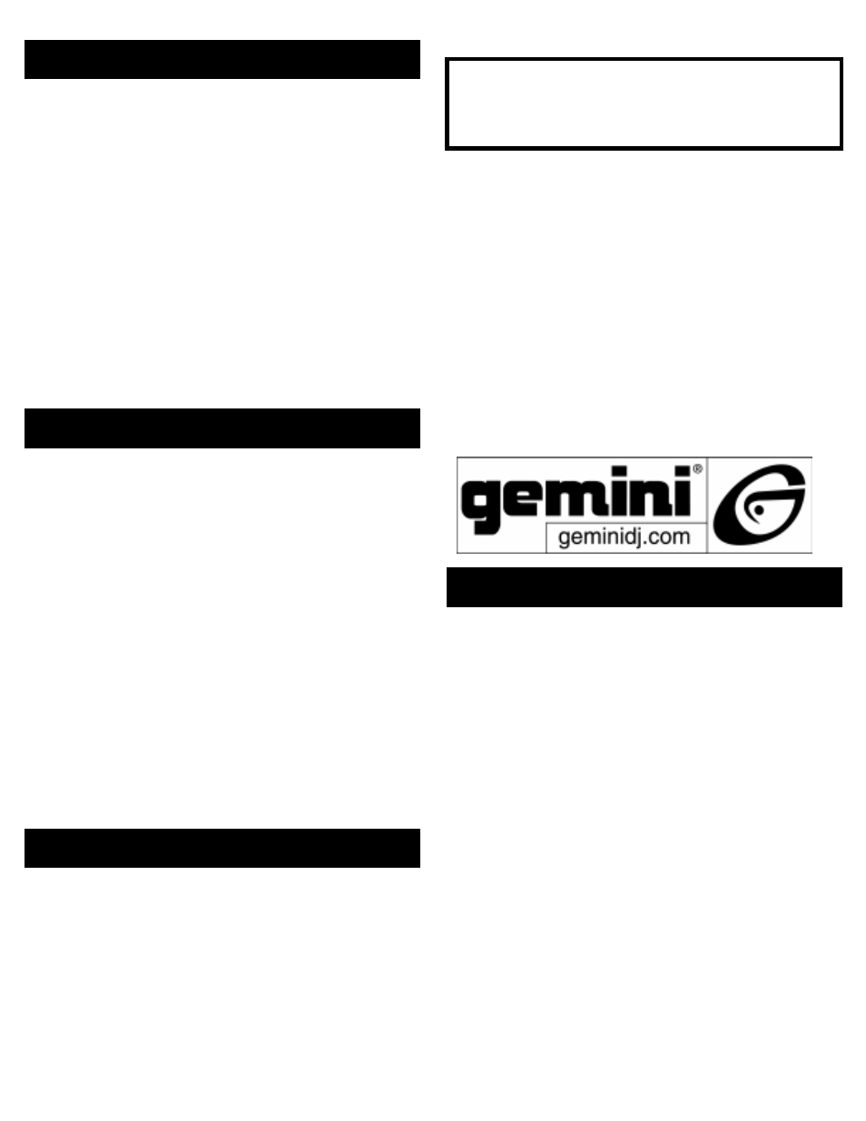 Anschlüsse, Einführung besonderheiten hinweise zur sicherheit | Gemini EX-26 User Manual | Page 7 / 19