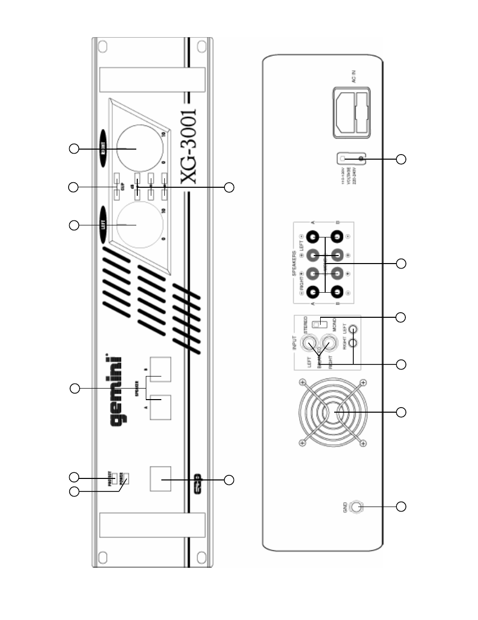 Gemini XG-3001 User Manual | Page 2 / 8
