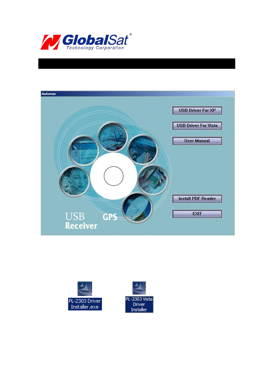 Usb gps (win) | Globalsat Technology BU-333N User Manual | Page 6 / 14