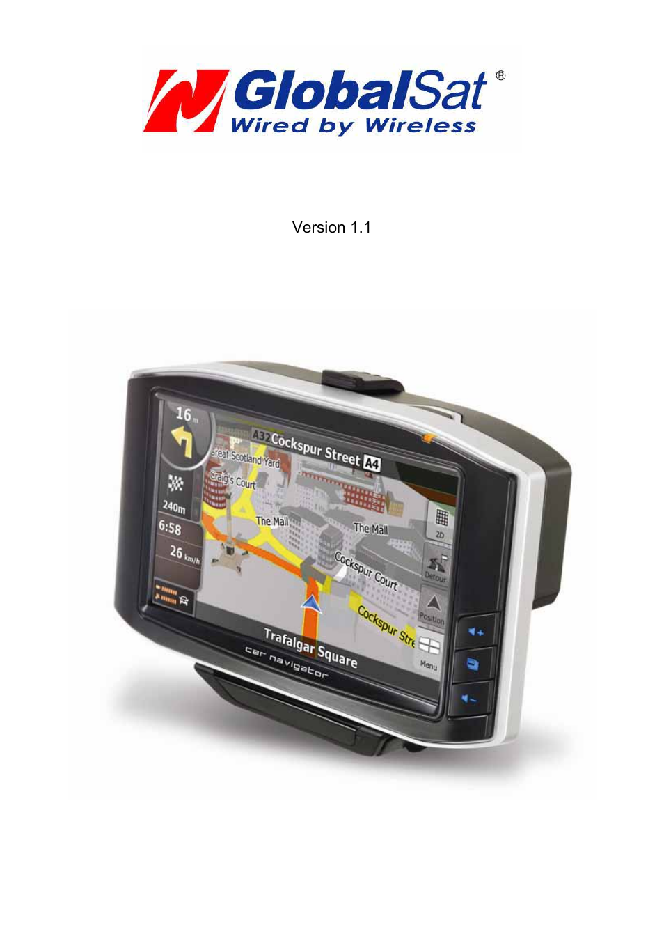 Globalsat Technology GTV-580 User Manual | 54 pages