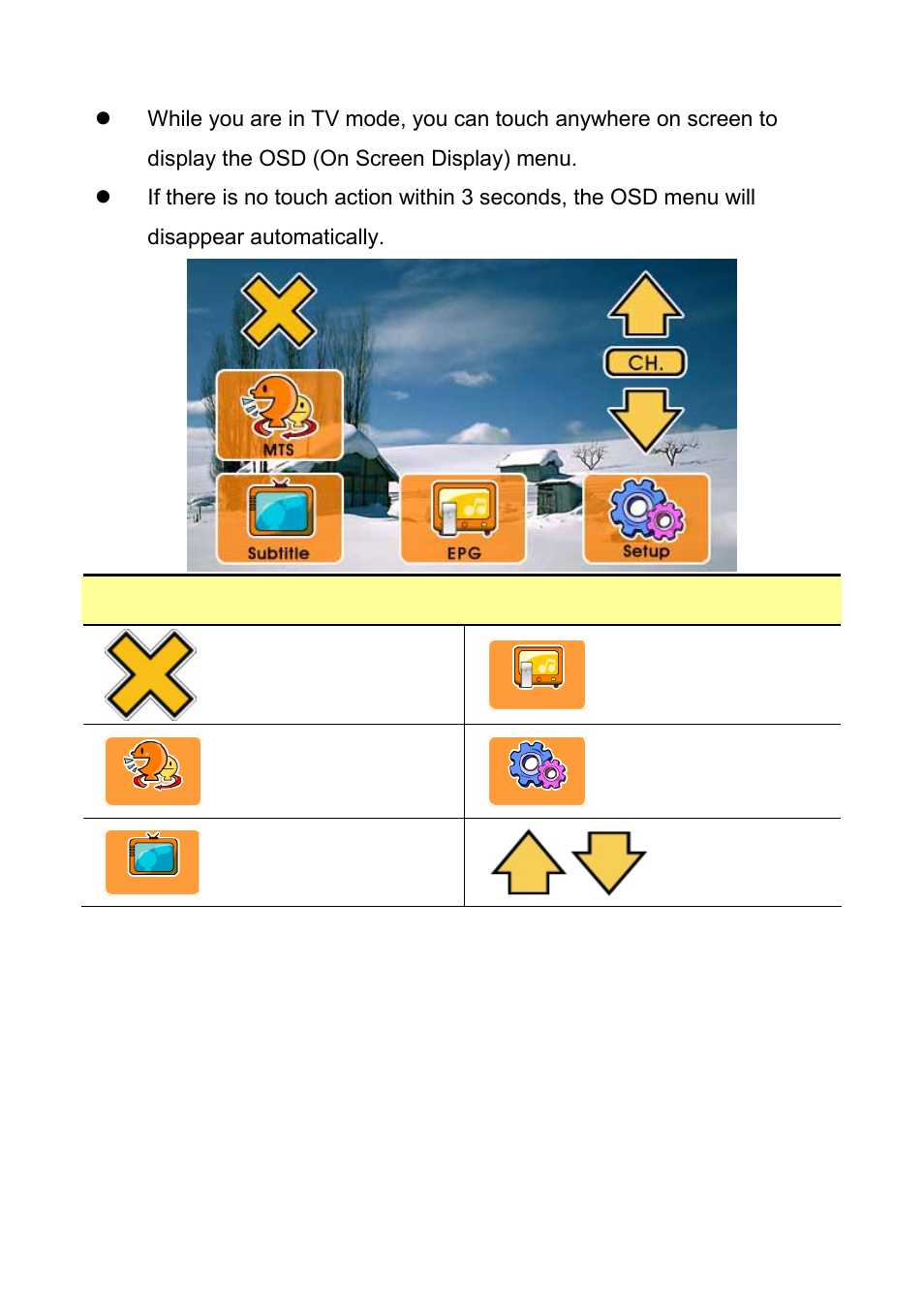 Main setup screen | Globalsat Technology GTV-580 User Manual | Page 44 / 54