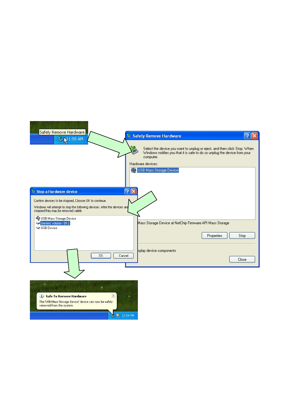 Safely remove hardware | Globalsat Technology GTV-580 User Manual | Page 53 / 54