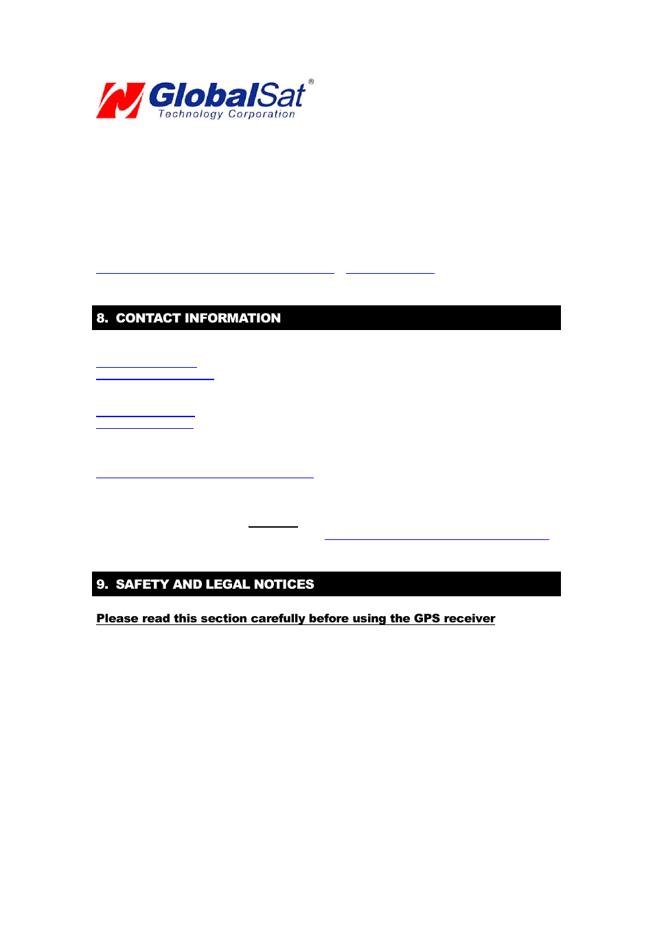 Usb gps (win) | Globalsat Technology BU-303 User Manual | Page 10 / 15