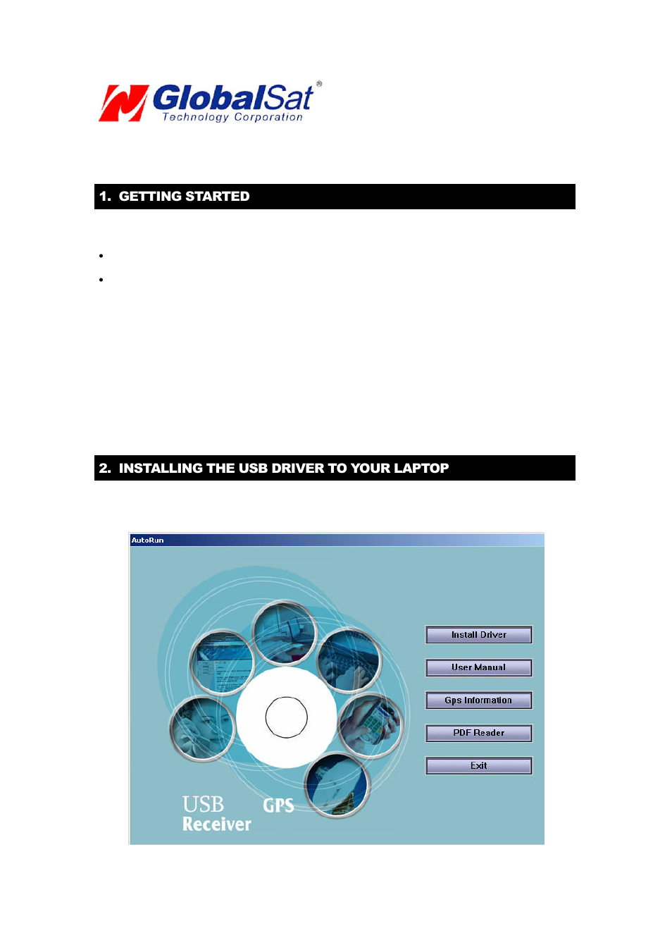 Usb gps (win) | Globalsat Technology BU-303 User Manual | Page 5 / 15