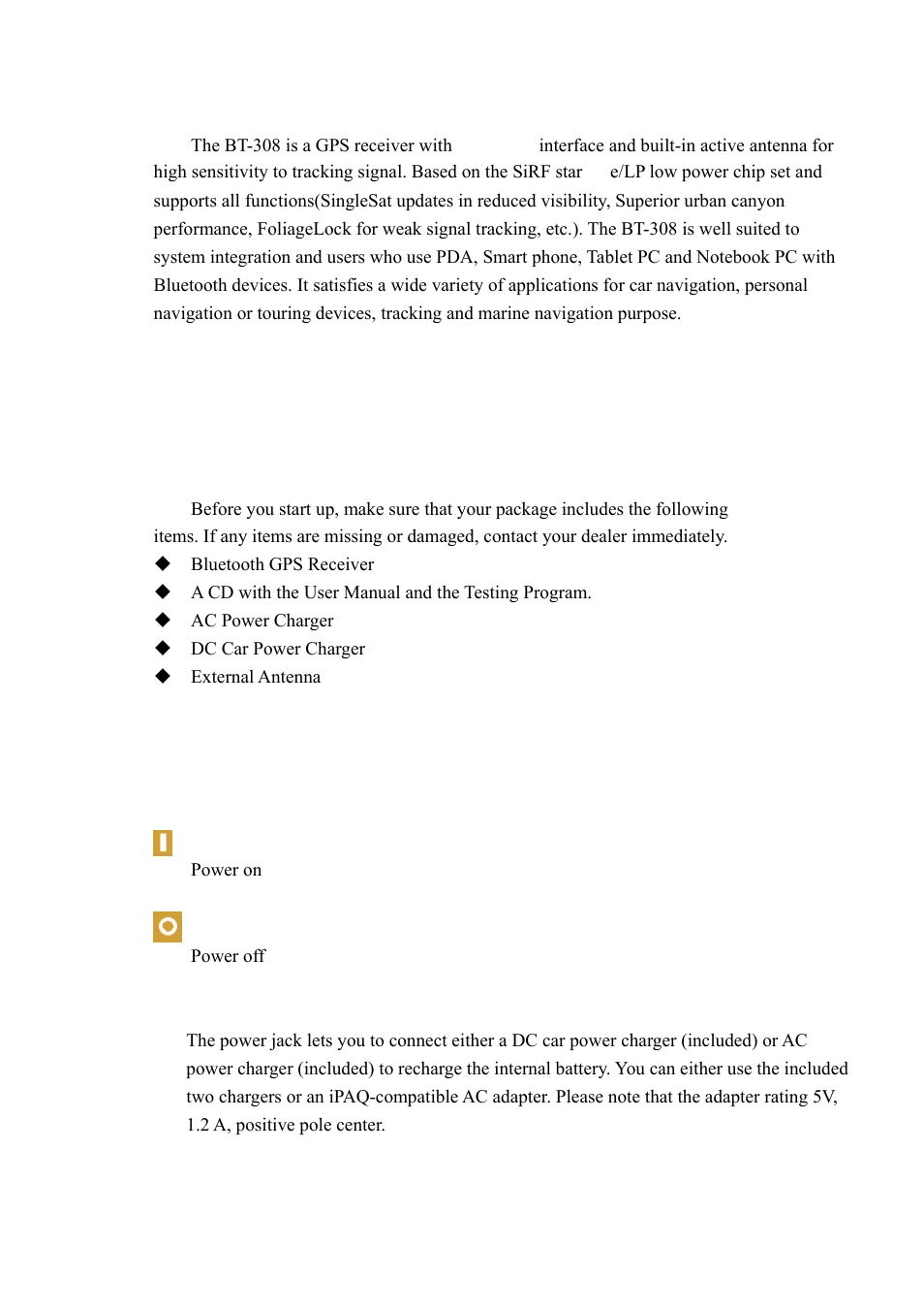 Globalsat Technology Globalsat BT-308 User Manual | Page 4 / 10
