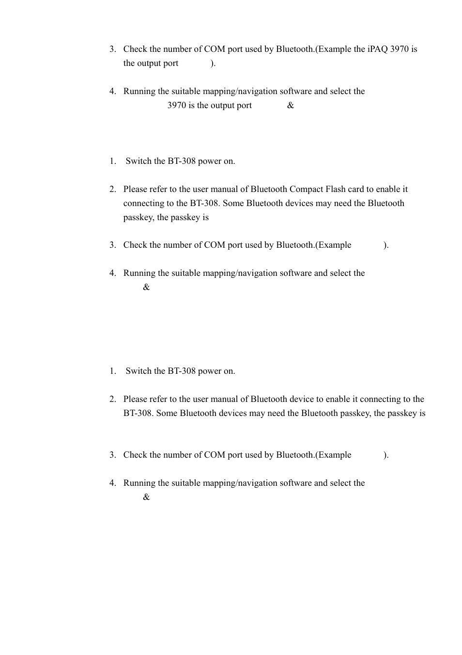 Globalsat Technology Globalsat BT-308 User Manual | Page 6 / 10