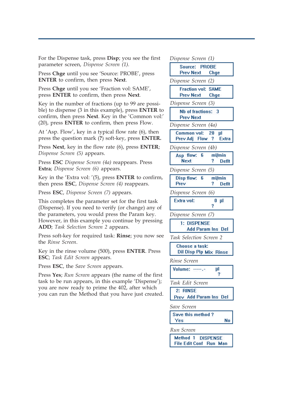 Operation - standard use | Gilson 402 User Manual | Page 45 / 124