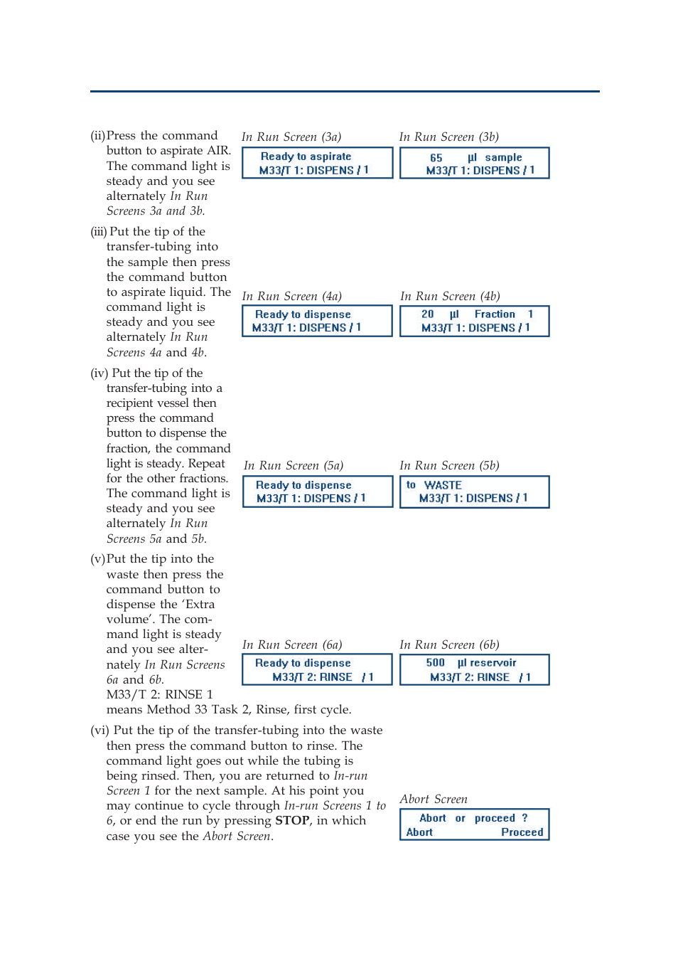 Operation - standard use | Gilson 402 User Manual | Page 49 / 124