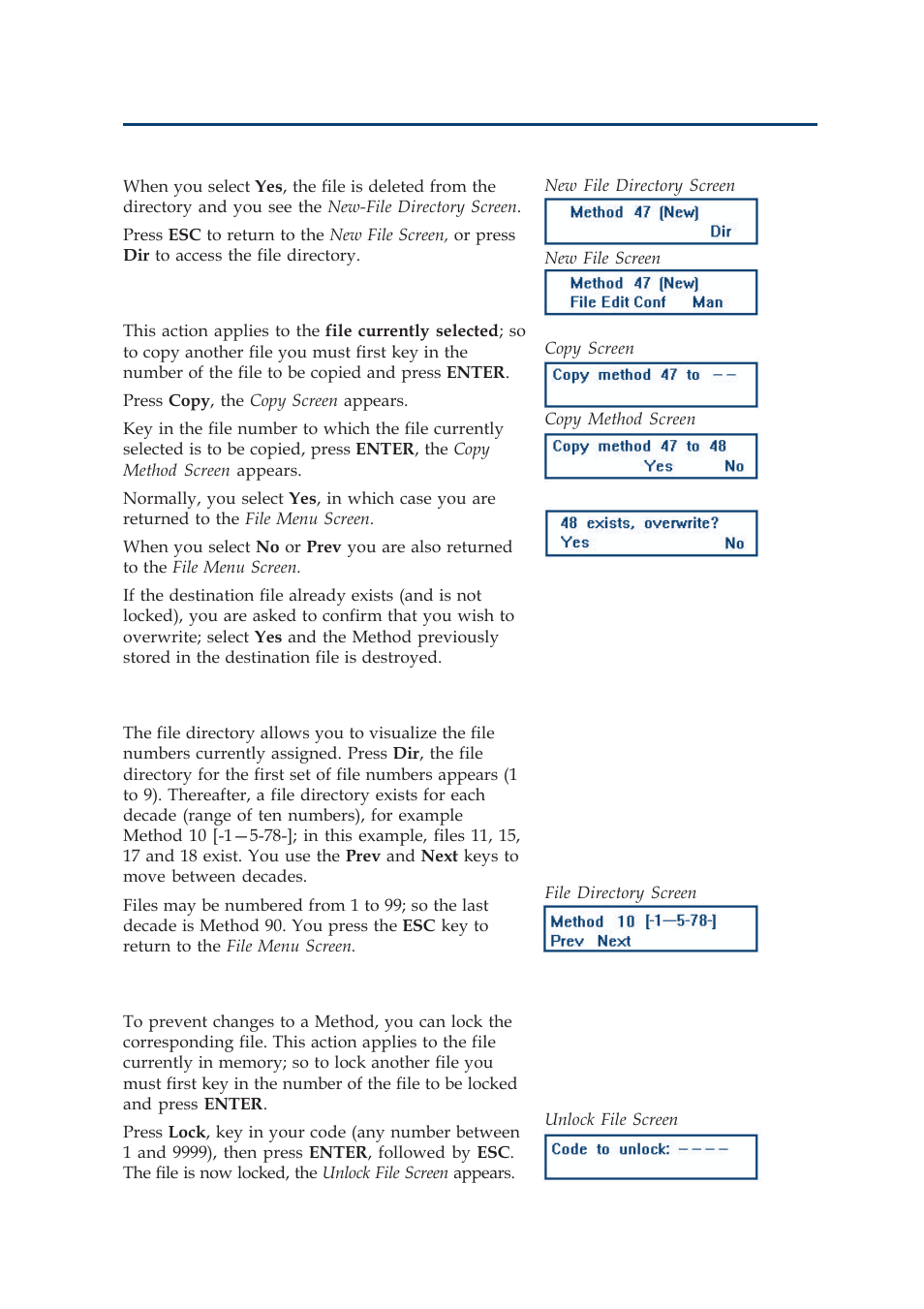 Operation - advanced use | Gilson 402 User Manual | Page 61 / 124