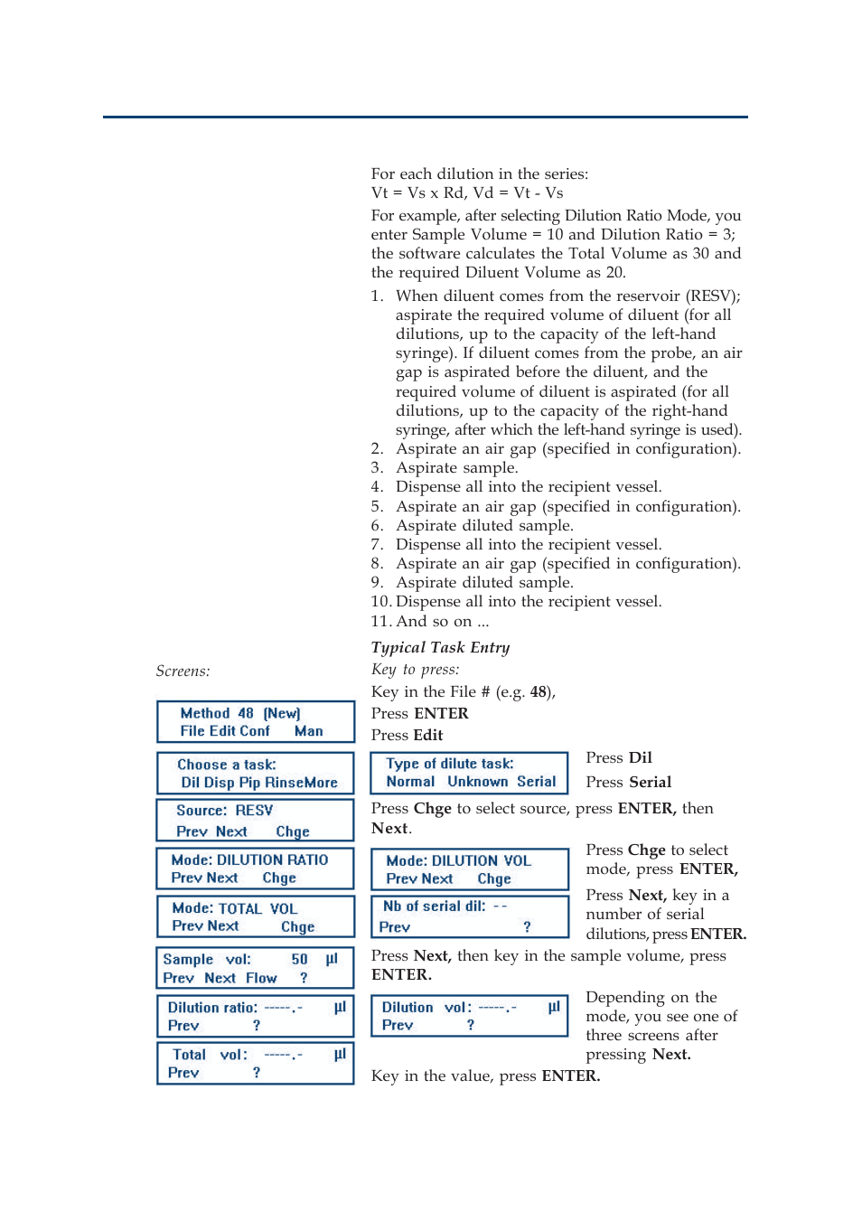 Operation - advanced use | Gilson 402 User Manual | Page 70 / 124