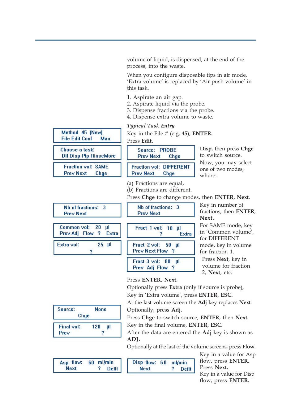 Operation - advanced use | Gilson 402 User Manual | Page 74 / 124