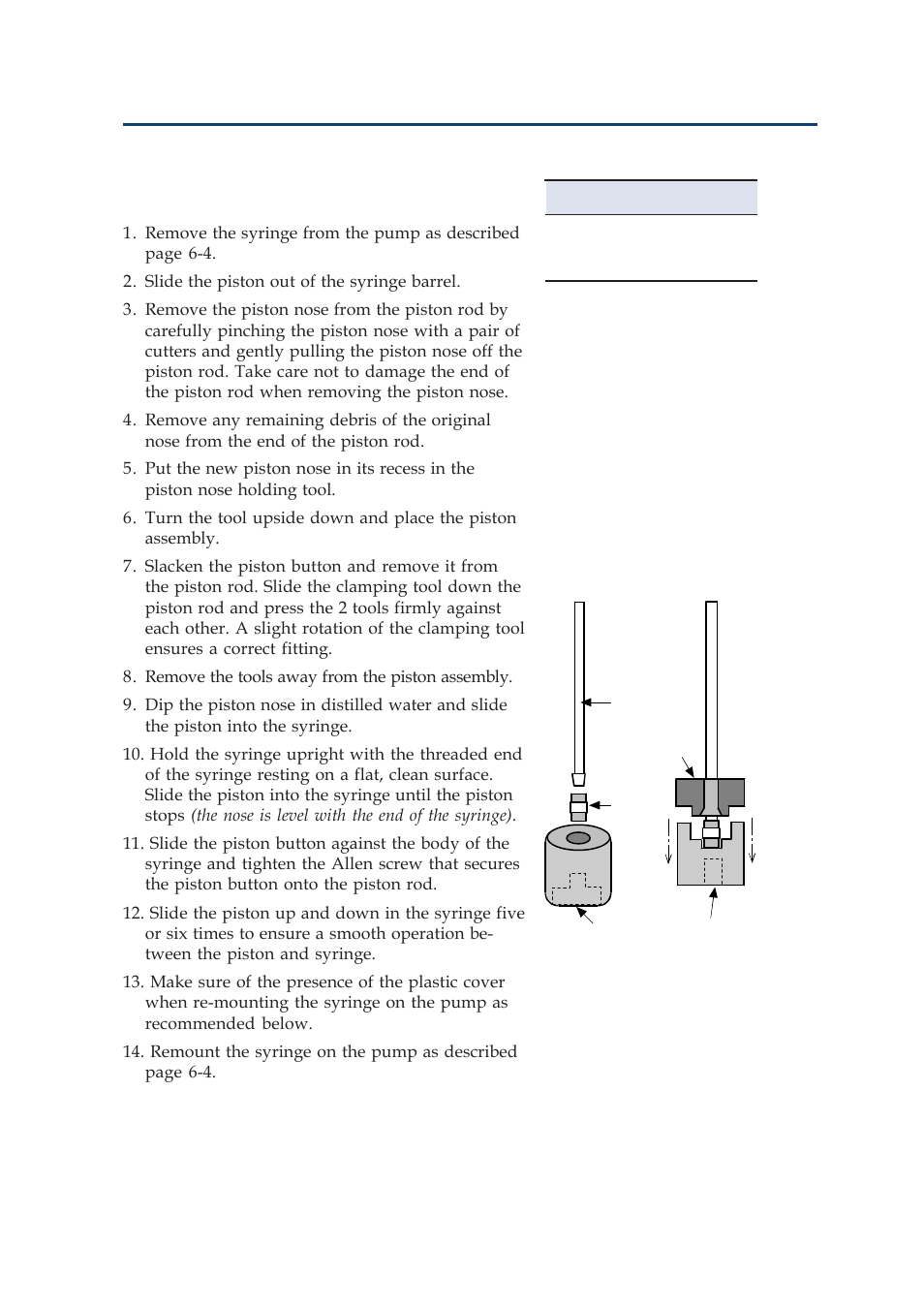 Maintenance, Changing the 500 µl piston noses | Gilson 402 User Manual | Page 93 / 124