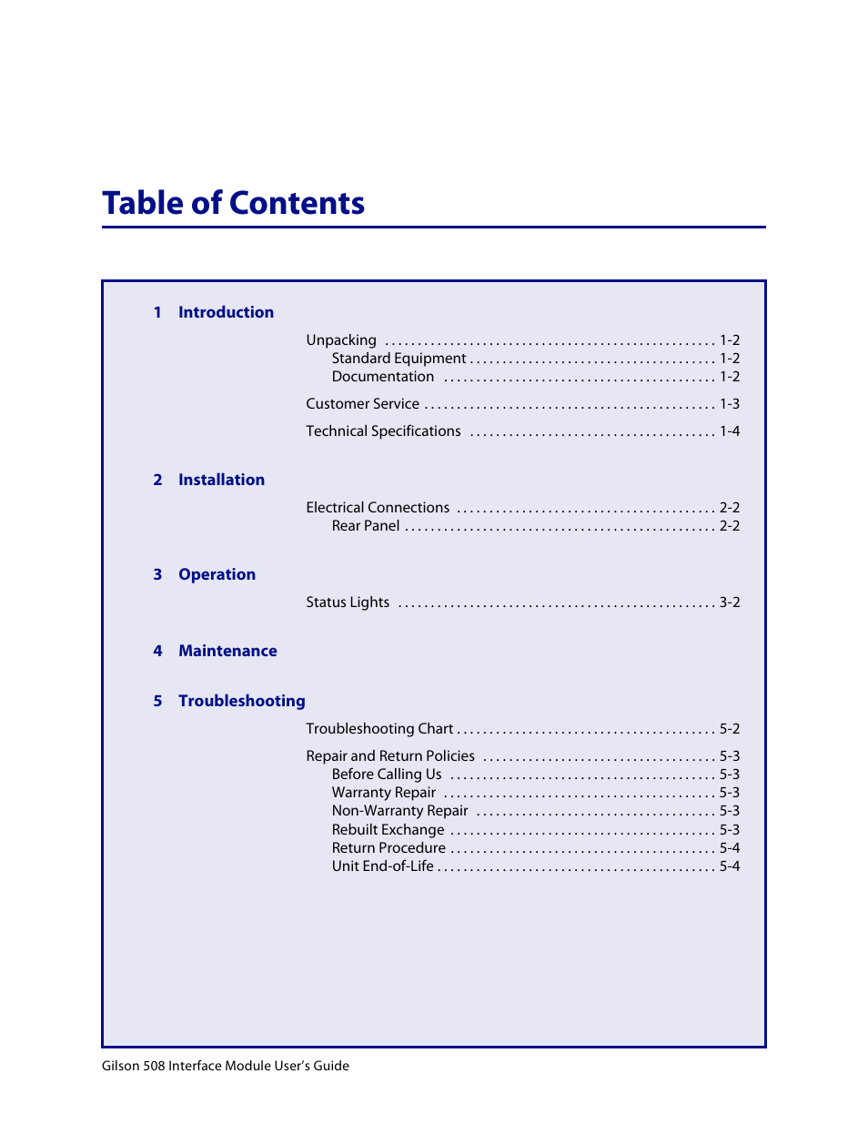 Gilson 508 User Manual | Page 5 / 20