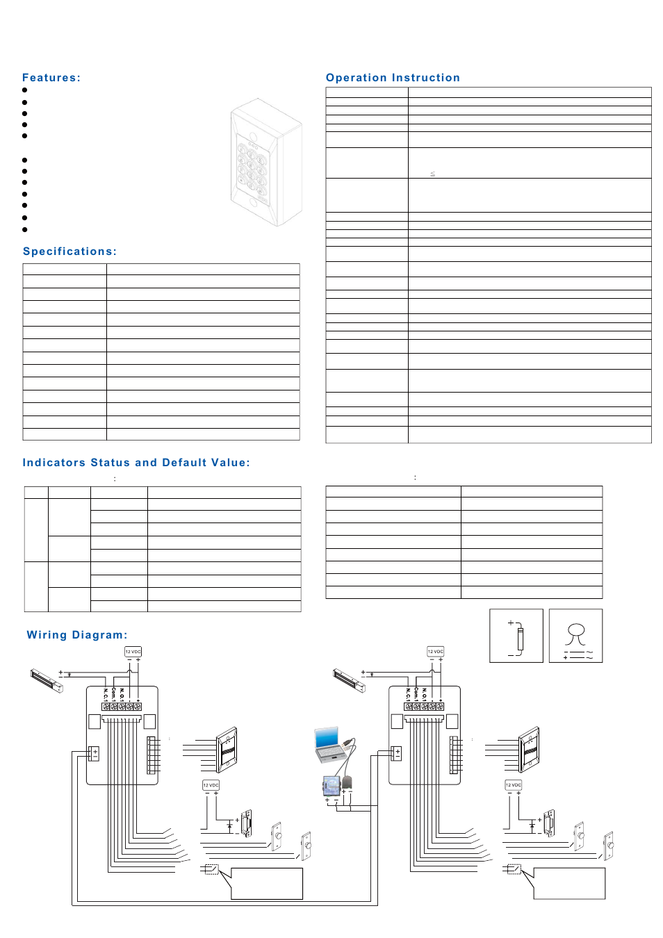 Gianni Industries ST-630E User Manual | 1 page