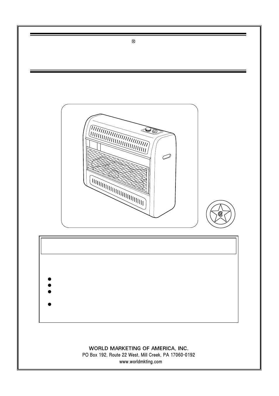 Gas-Fired Products 602-30 User Manual | 24 pages