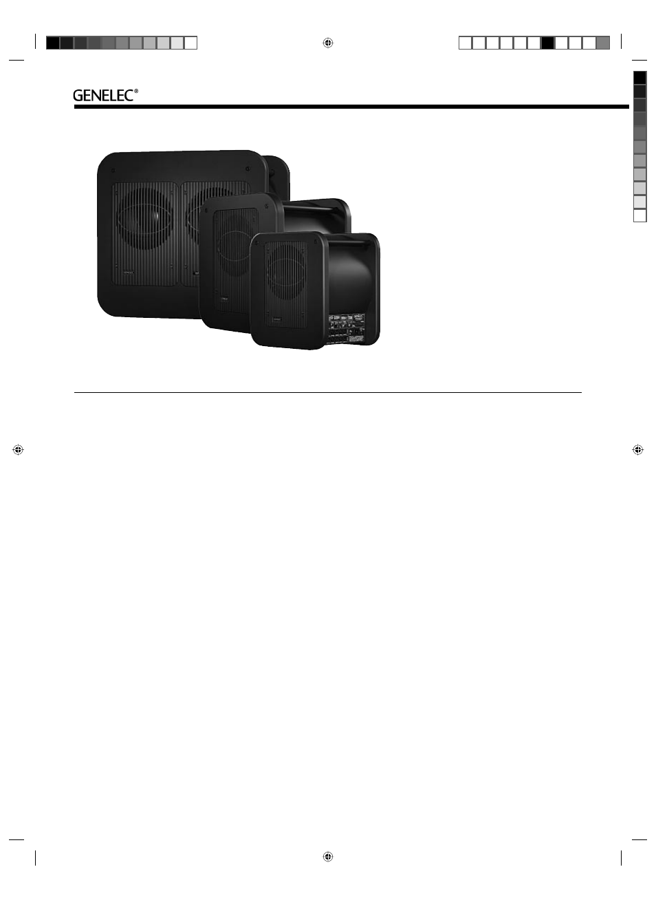 General description, Bass management unit, Installation | Genelec 7070A User Manual | Page 2 / 8