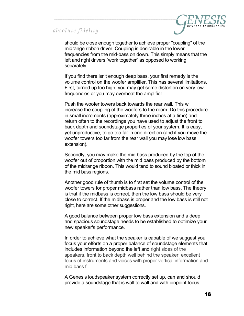 Genesis I.C.E. 201 User Manual | Page 16 / 25