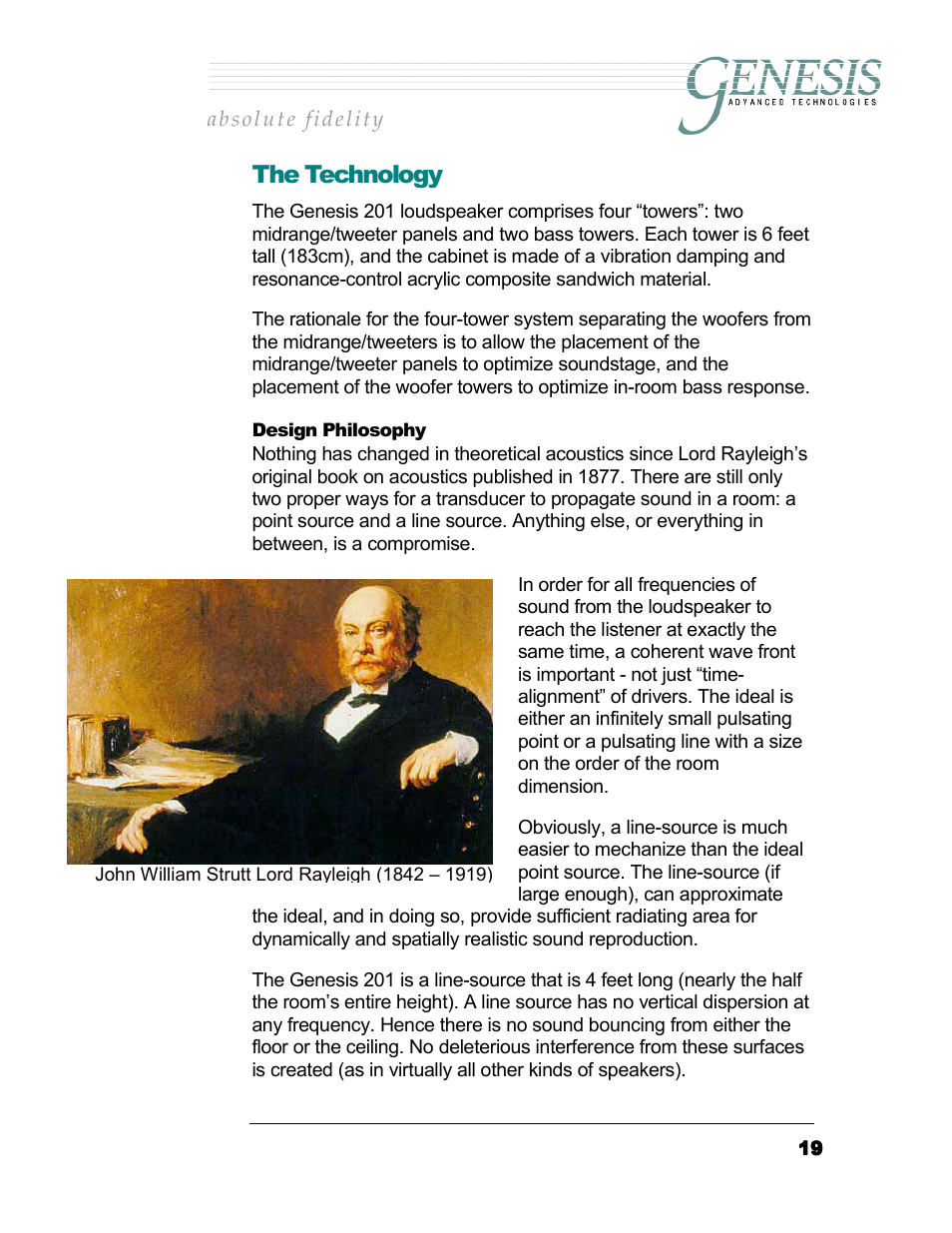 The technology | Genesis I.C.E. 201 User Manual | Page 19 / 25