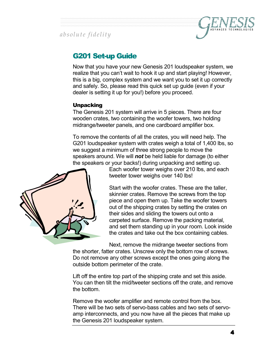 G201 set-up guide | Genesis I.C.E. 201 User Manual | Page 4 / 25