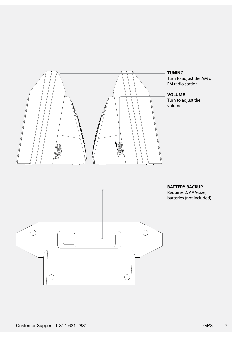 GPX 1514-0322-10 User Manual | Page 7 / 12