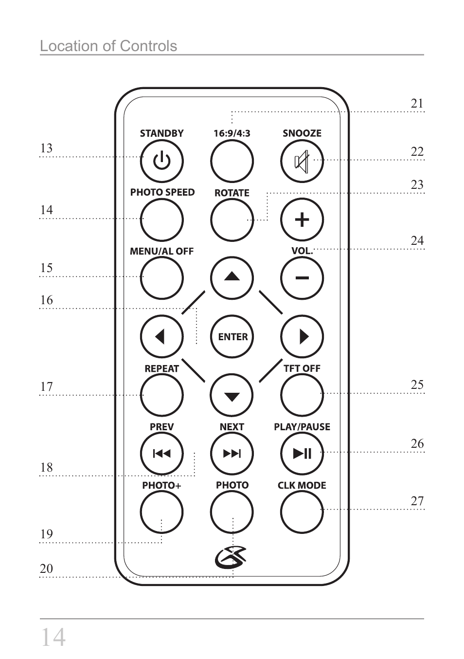 GPX PF728 User Manual | Page 14 / 16