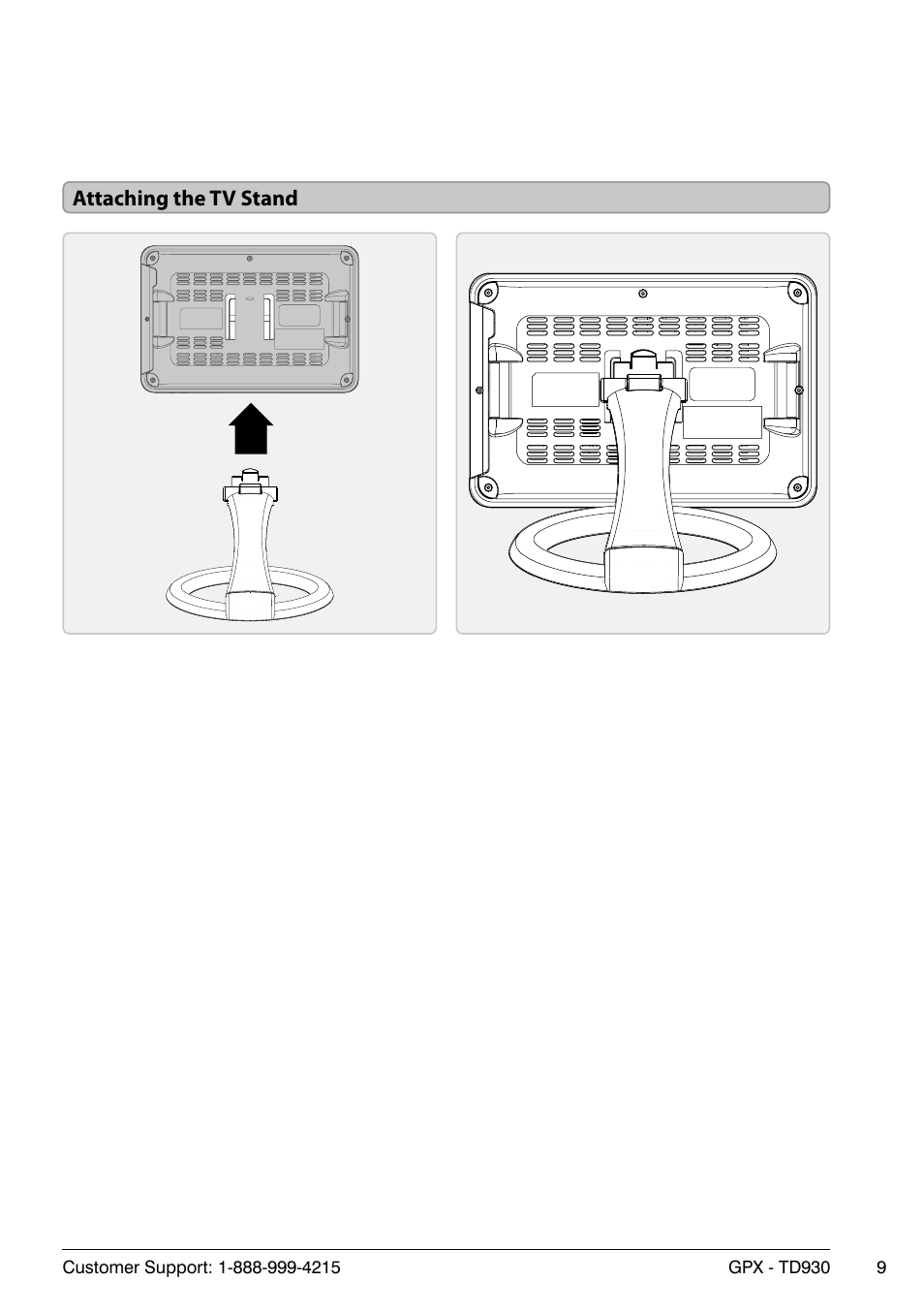 GPX TD930 User Manual | Page 9 / 16