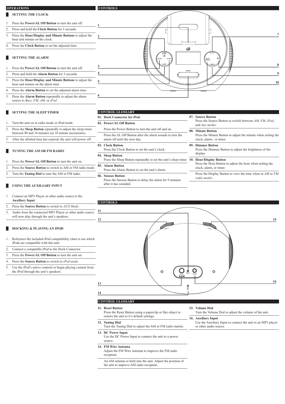 GPX CI109P User Manual | Page 2 / 2