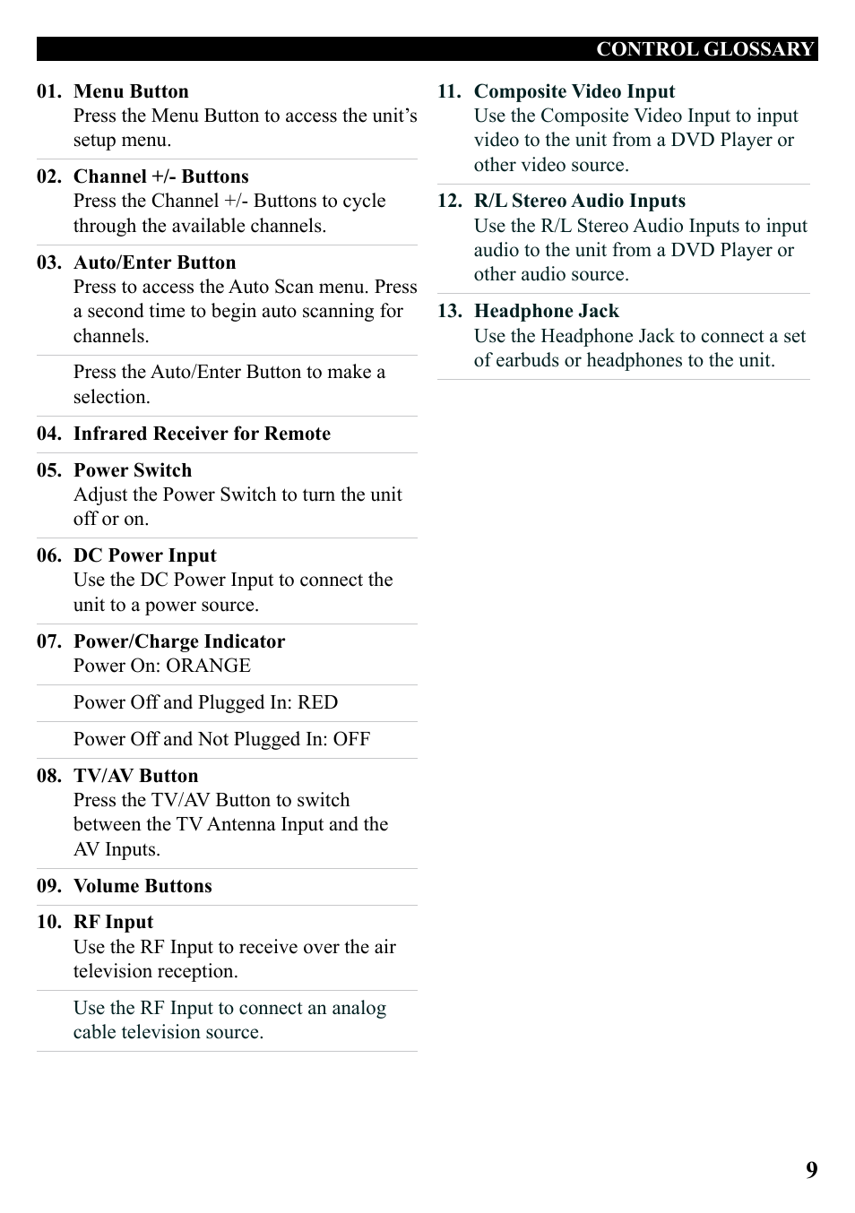 GPX TL909 User Manual | Page 9 / 12
