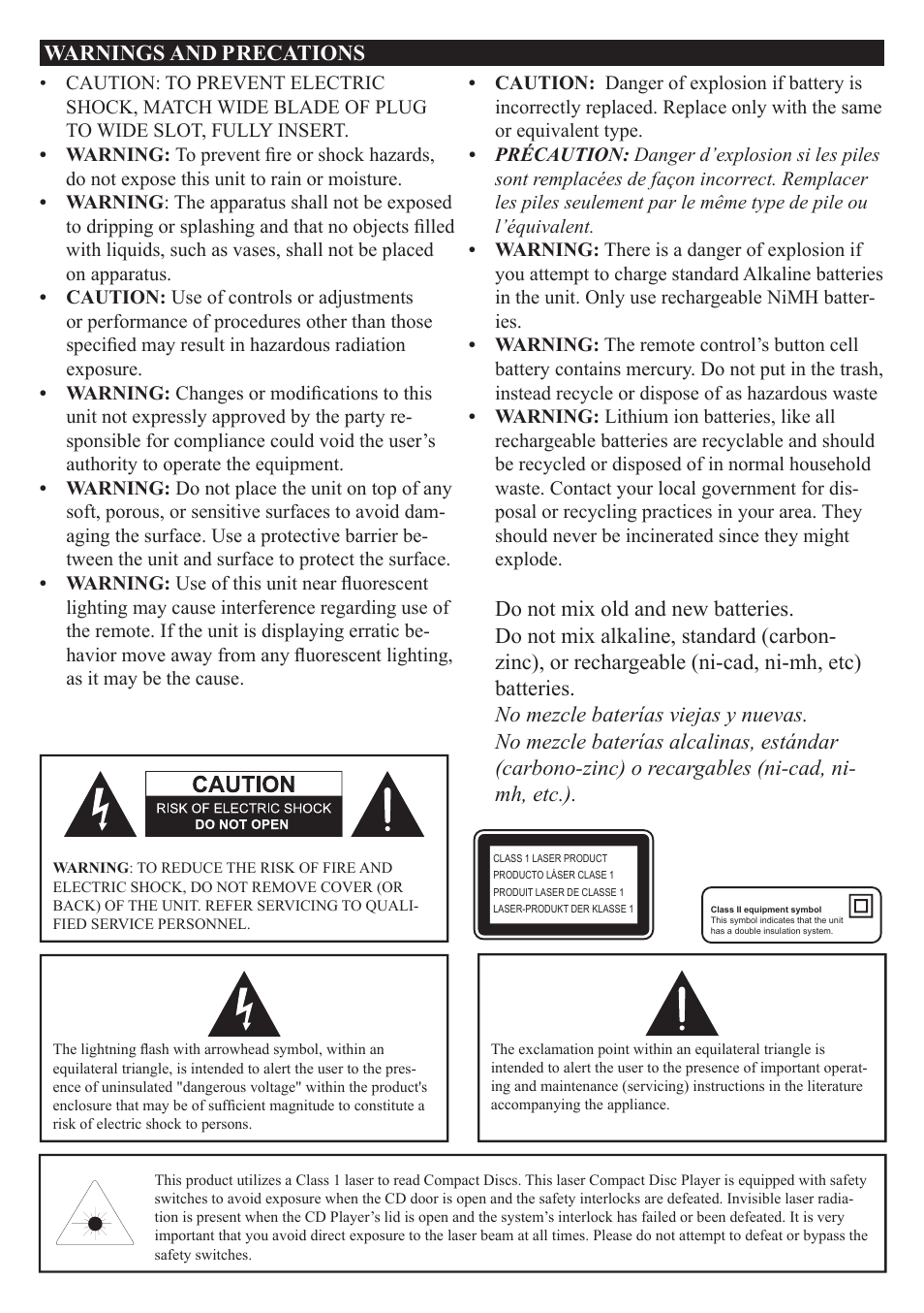 GPX HT219B User Manual | Page 2 / 20