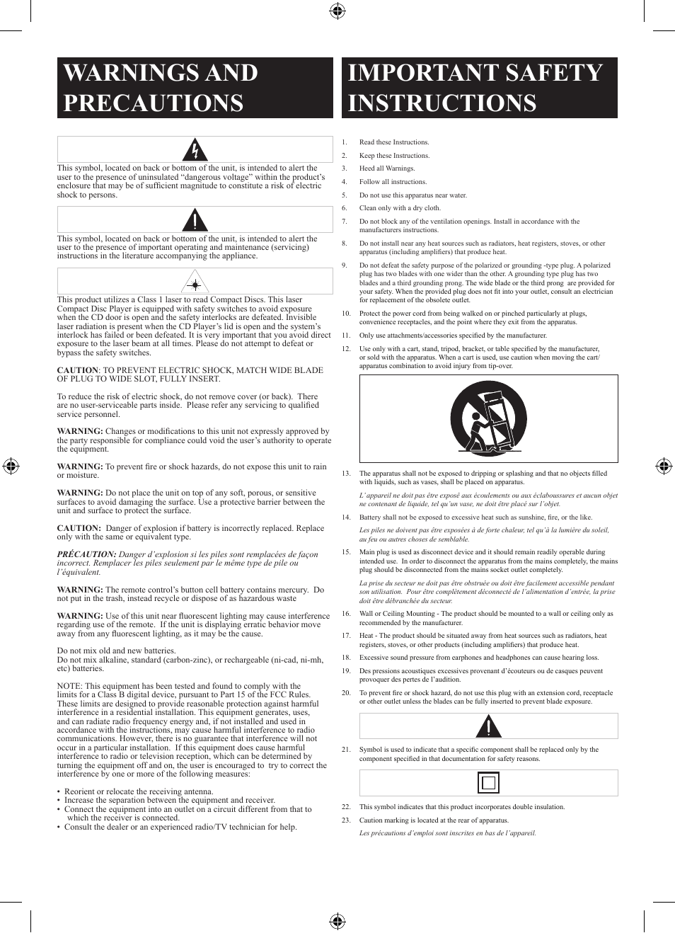 GPX BC219B User Manual | Page 2 / 12