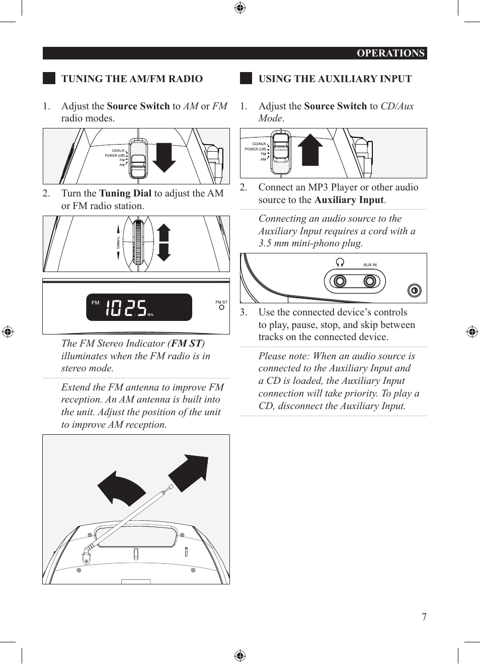 GPX BC219B User Manual | Page 7 / 12