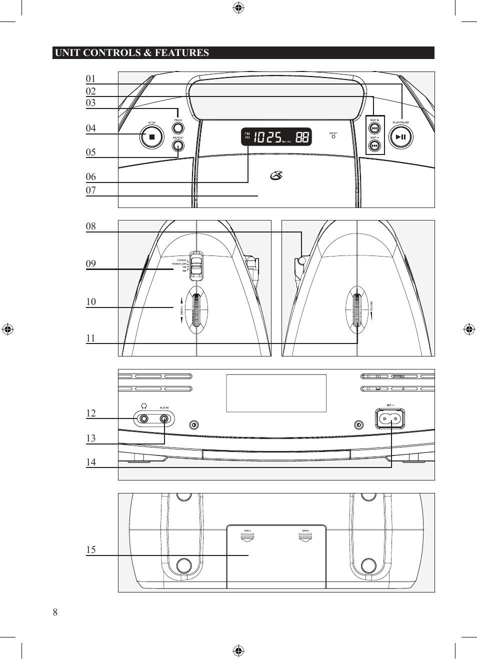 GPX BC219B User Manual | Page 8 / 12