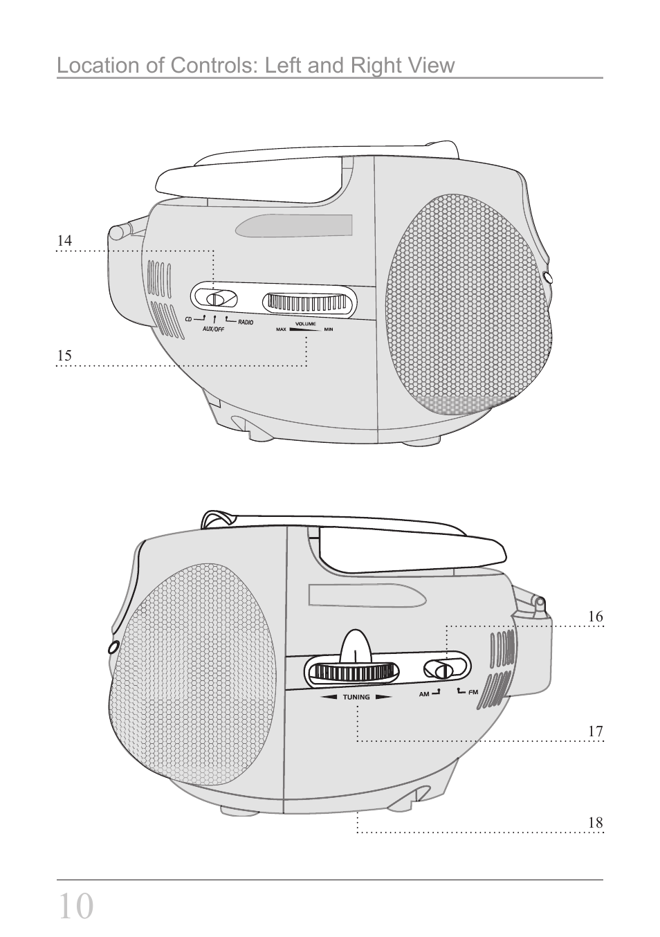 GPX BC118B User Manual | Page 10 / 12