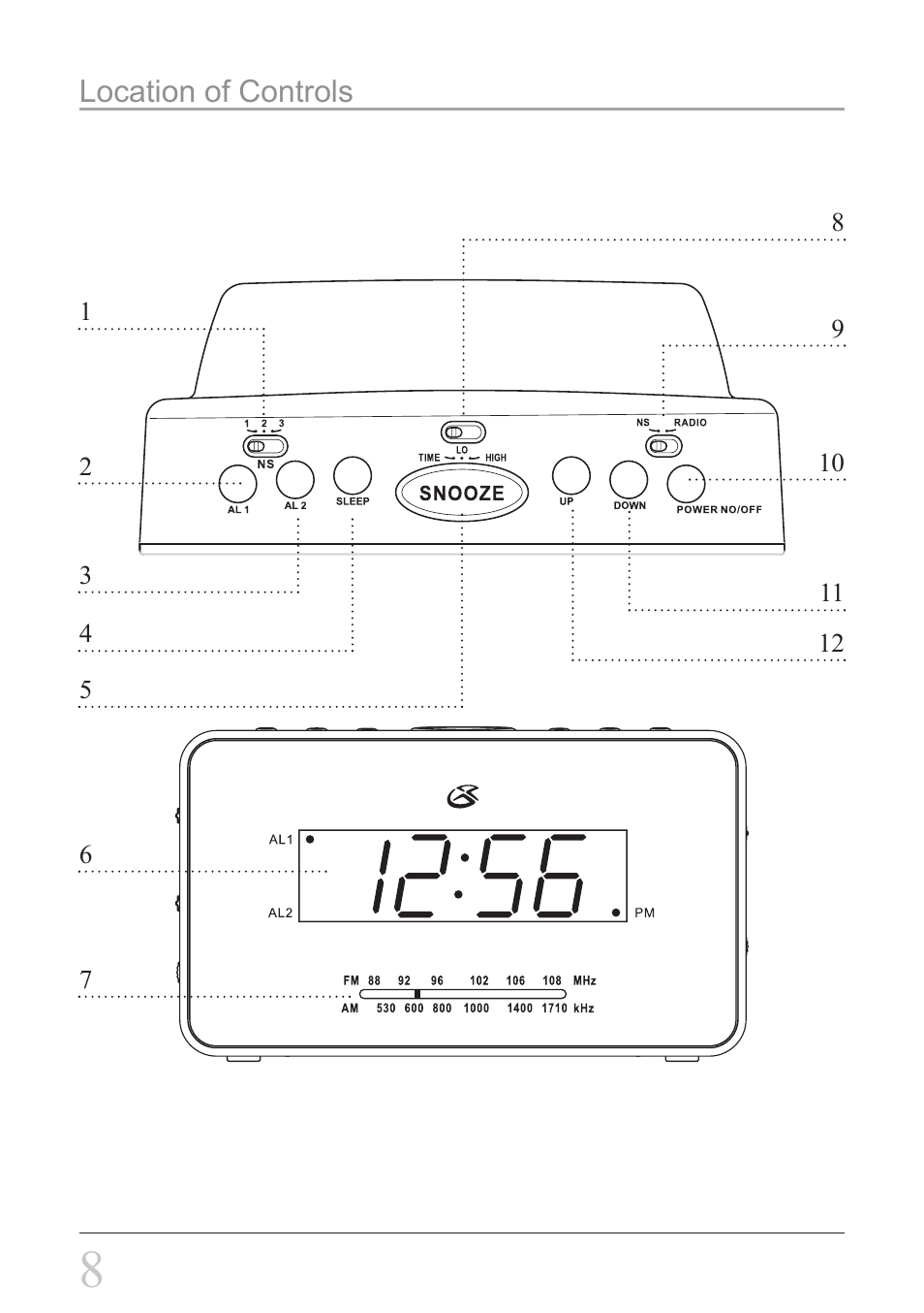 GPX C308S User Manual | Page 8 / 12