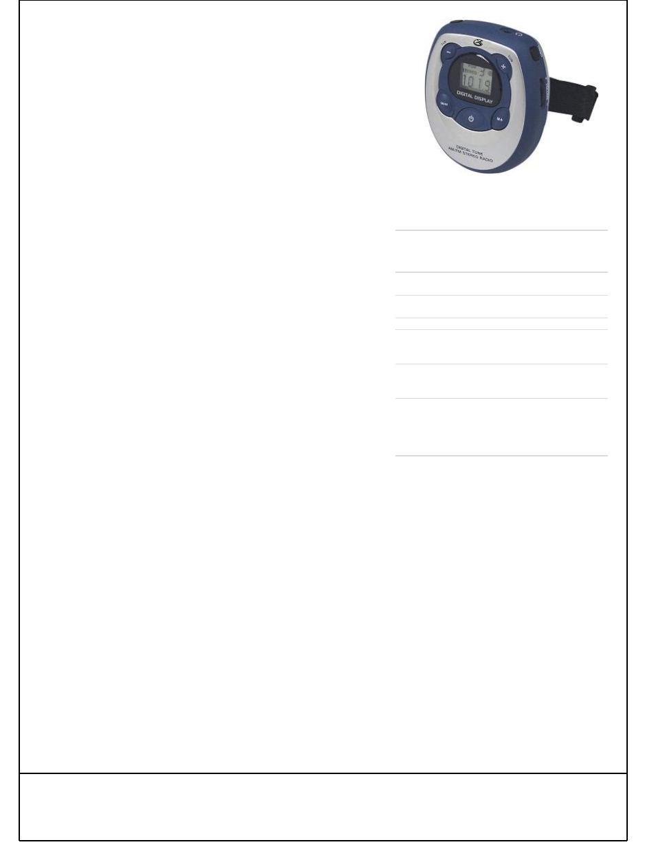 Rdt6806, Actual | GPX RDT6806 User Manual | Page 2 / 2