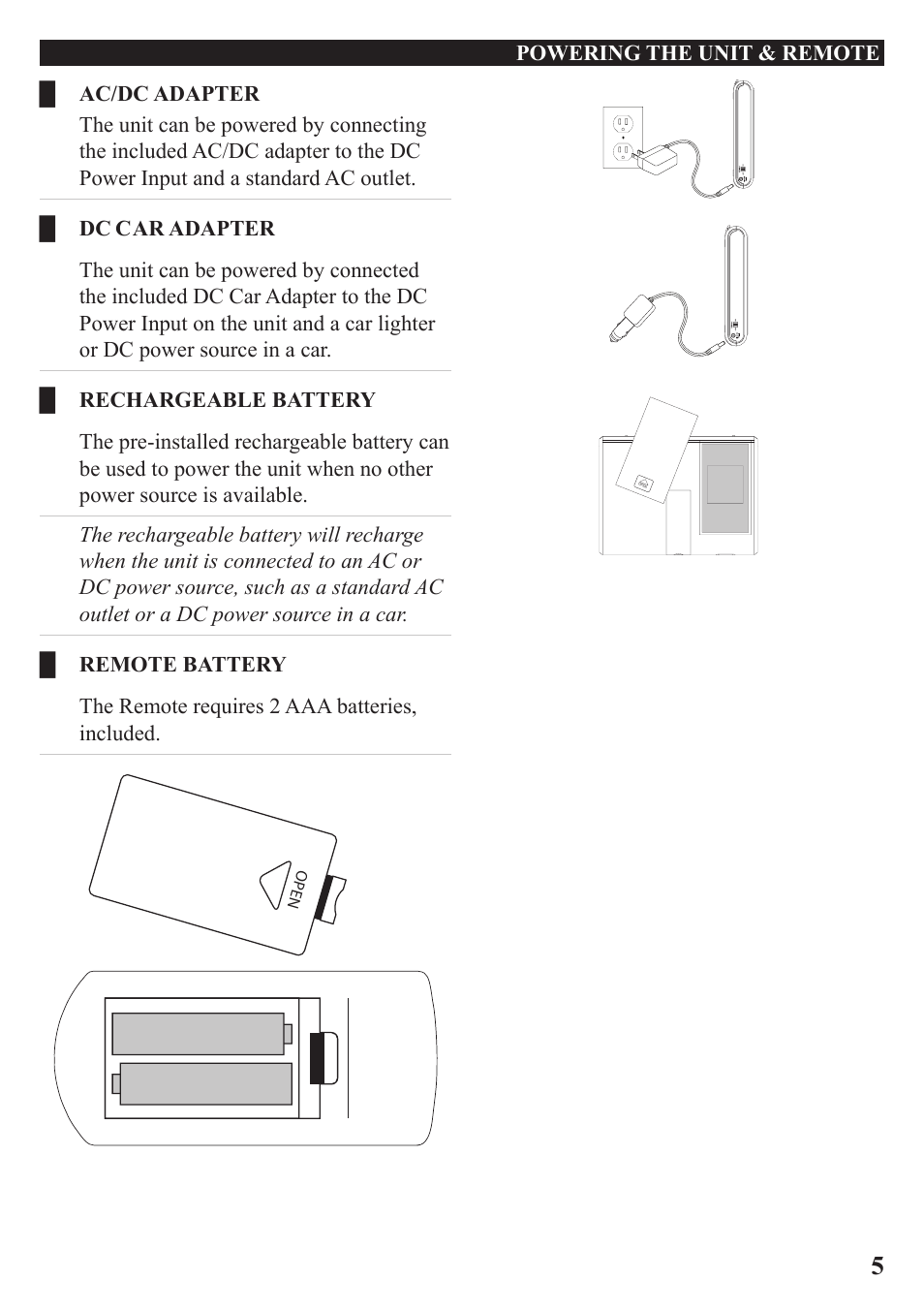 GPX TL709 User Manual | Page 5 / 12